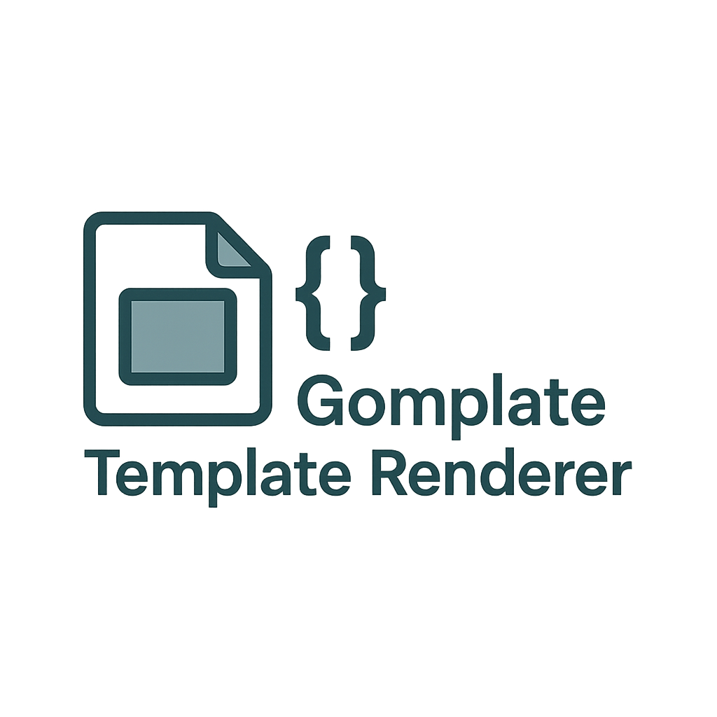 gomplate template renderer